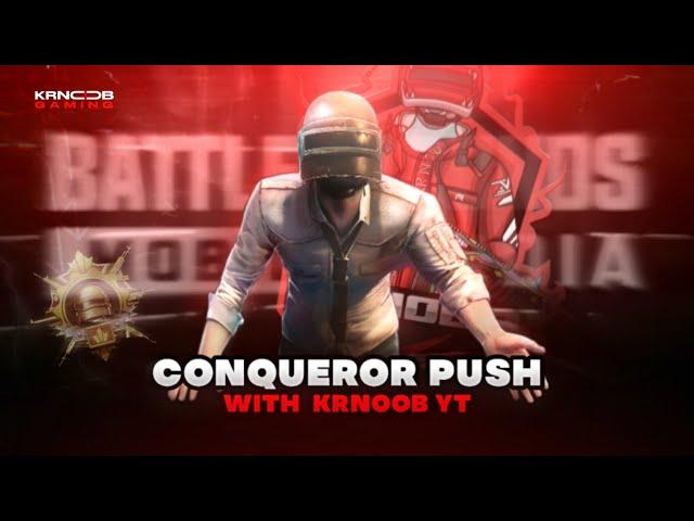 Finally Reached #1 Conqueror  |  Bgmi Duo Live Rank Push  | Bgmi Live | Kr noob yt