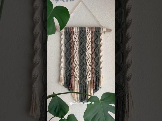 Bohemian macrame wall hanging:  #macrame #boho #macramemakers #homedecor #macramedecor
