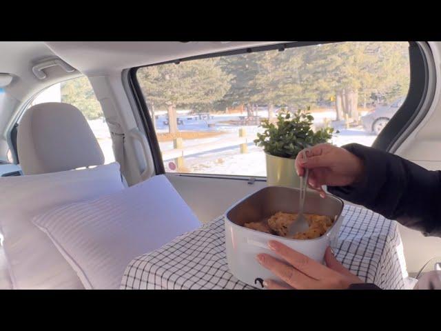 GET TO KNOW ME | Join me for a relaxing lunch in my van | A day of rustic living in a tiny cabin 