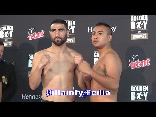 FERDINAND KEROBYAN VSEDGAR GARCIA WEIGH IN AND FACE OFF - VILLAINFY MEDIA