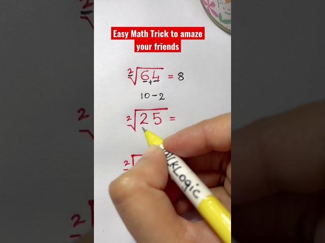 Easy Math trick to amaze your friends | Fun Trick | Limited to only some specific numbers!