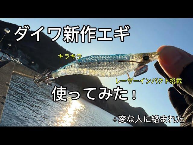 ［最新釣具］ダイワ新作エギ、エメラルダスシャインを一日中しゃくってみた！ら変な人に絡まれた