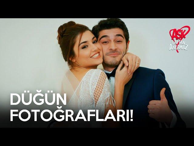 Hayat'ın ve Murat'ın düğün fotoğrafları! | Aşk Laftan Anlamaz