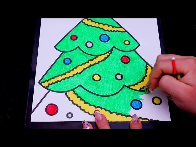 Christmas Tree Coloring | Crayola Crayons @CrayolaLLC