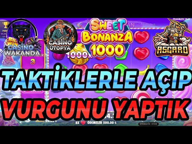 SWEET BONANZA 1000 Yeni Oyun  SLOT OYUNLARI | TAKTİKLERLE AÇTIK.. big bass bonanza gates of olympus