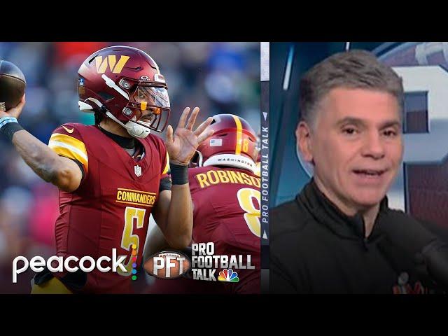 Washington Commanders 'far from done' after defeating Eagles | Pro Football Talk | NFL on NBC