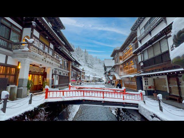 Staying Japan's Snow Village ️ ️  GINZAN ONSEN ️
