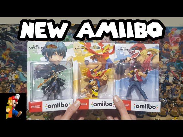 NEW AMIIBO Banjo & Kazooie, Terry and Byleth Close Up