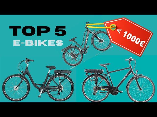 Die 5 besten E-Bikes unter 1000 Euro