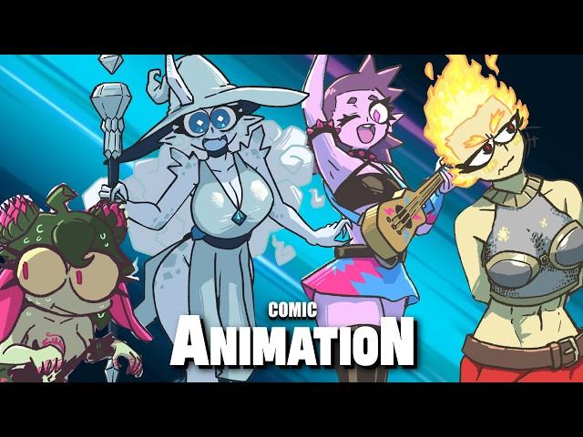 11 ELEMENTAL GIRLS comics - Golden Collection (animation)