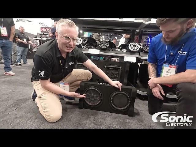 Kicker PTRPT Powered Down Fire Loaded Subwoofer Enclosure (SEMA 2024)