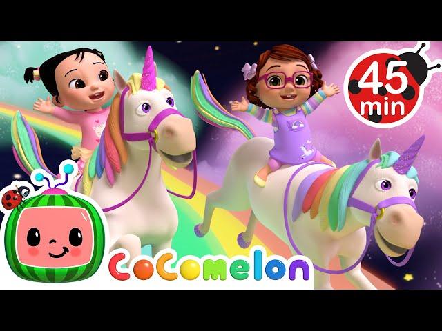 Rainbow Unicorn Song + MORE CoComelon Nursery Rhymes & Kids Songs