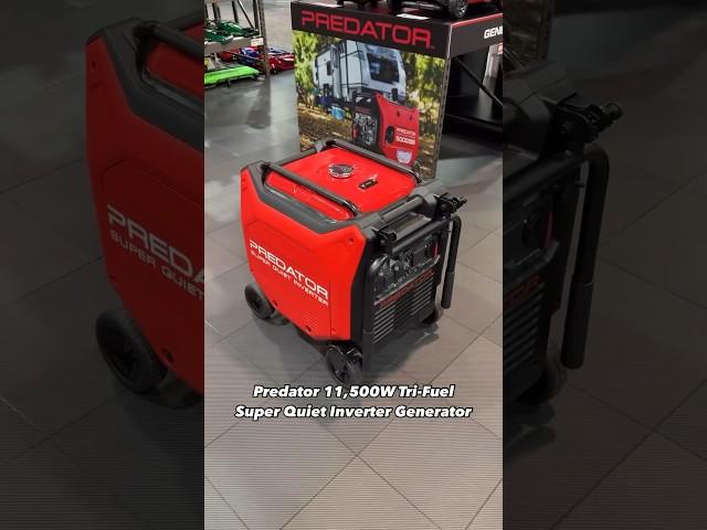 All-new Predator 11,500 Watt Tri-Fuel Super Quiet Inverter Generator | Harbor Freight