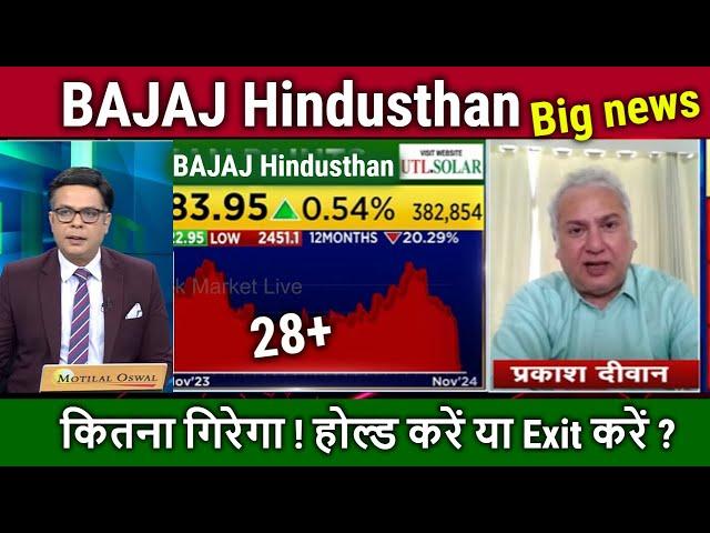 BAJAJ Hindusthan Sugar news today,Hold or sell ? analysis,bajaj hind share latest news,target 2025