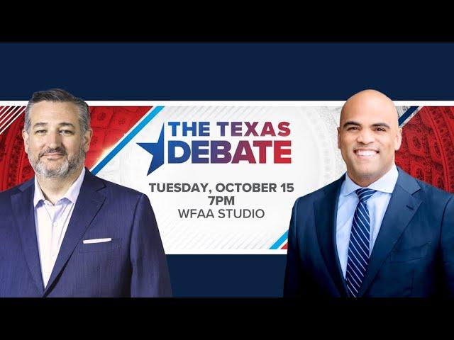 The Texas Debate: Ted Cruz vs. Colin Allred for U.S. Senate (REPLAY)