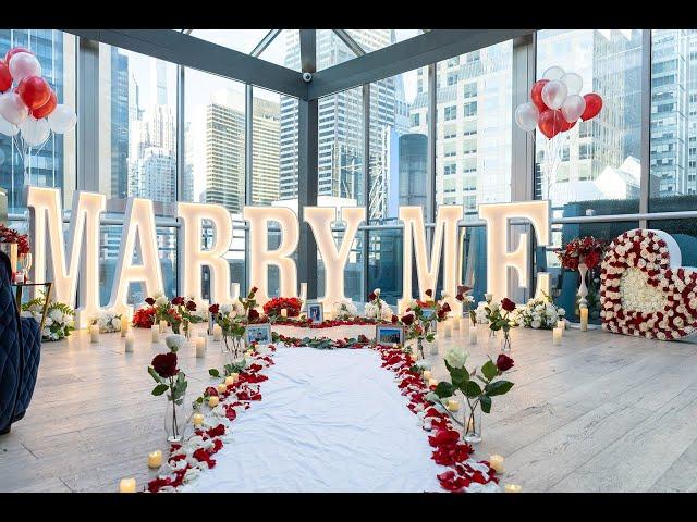 Rooftop Proposal in Manhattan