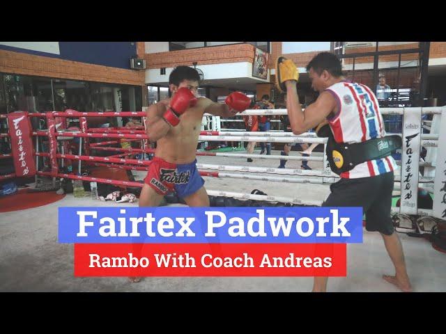 Muay Thai training at Fairtex Training Center