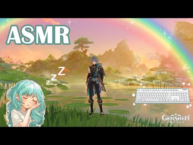 ASMR | Genshin Impact  - Dailies, Trials and Wishes ⭐ | Whispered & Keyboard Sounds 