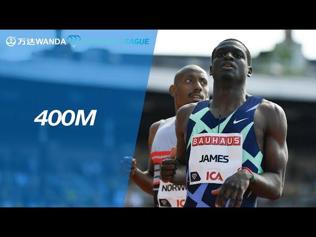 Kirani James storms to Stockholm victory with 44.63 - Wanda Diamond League