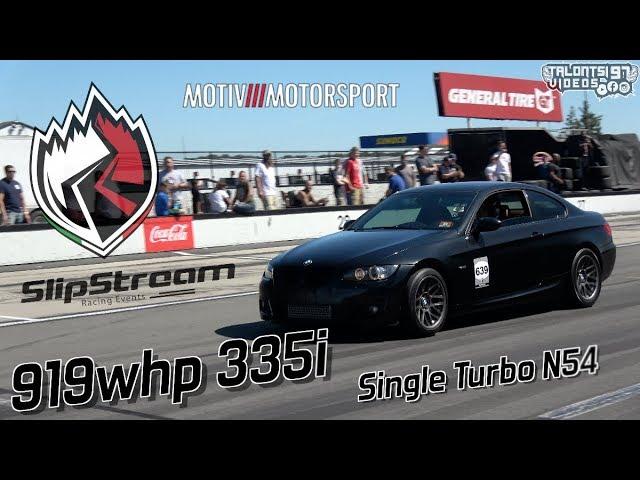 900whp Single Turbo N54 BMW 335i Goes Roll Racing