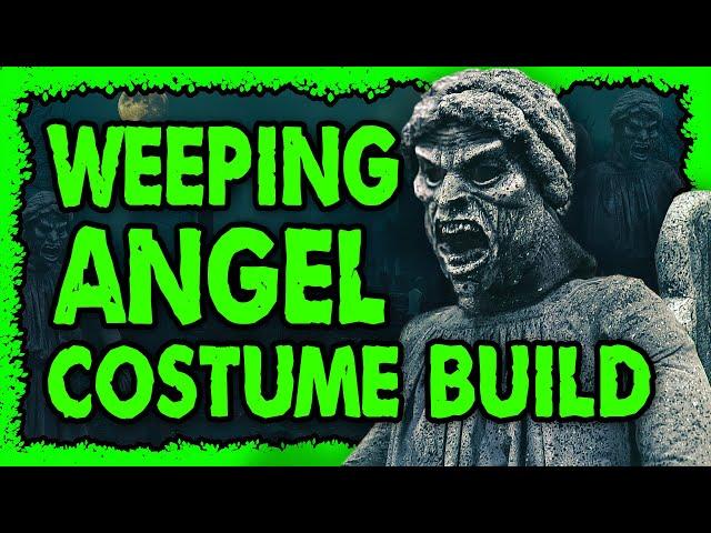 Weeping Angel Costume Build - Pool Noodle Angel Wings