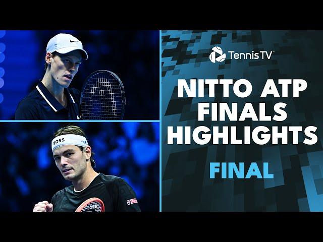 Jannik Sinner vs Taylor Fritz For The Title!  | Nitto ATP Finals 2024 Final Highlights