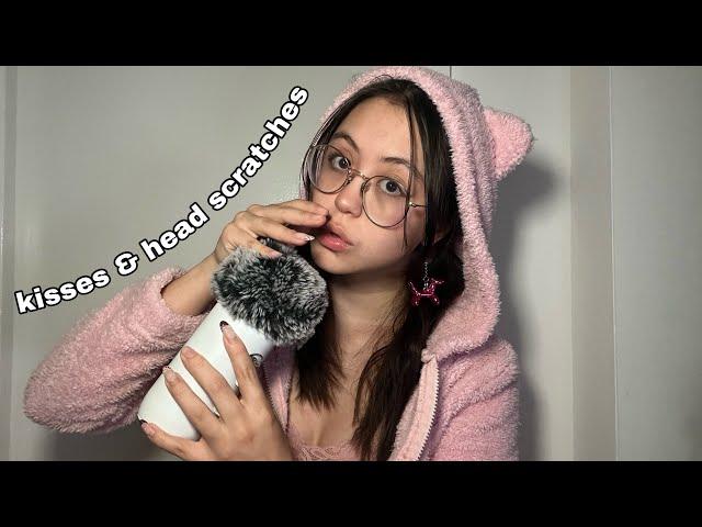 ASMR 30 Minutes of Soft Kisses and Head Scratches (Looped)