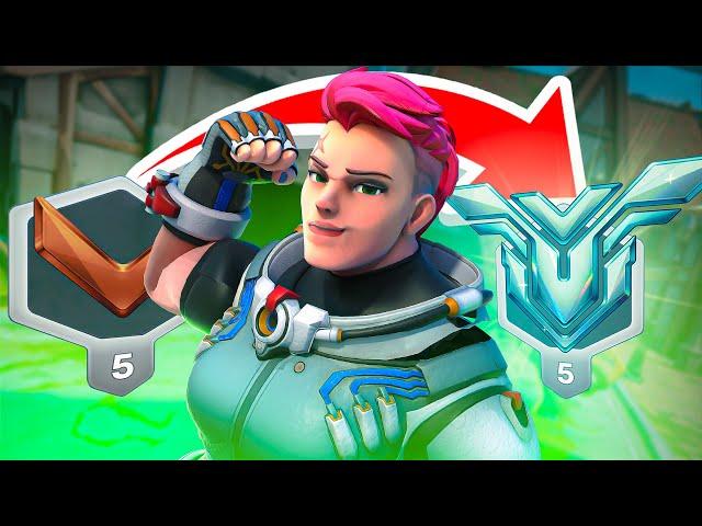 Educational Unranked To GM - Overwatch 2 - Rank 1 Peak - Zarya