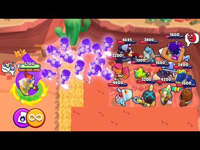 INFINITE SUPERS HYPERCHARGE vs ALL NOOBS LEGENDARY  Brawl Stars 2024 Funny Moments, Fails ep.1398