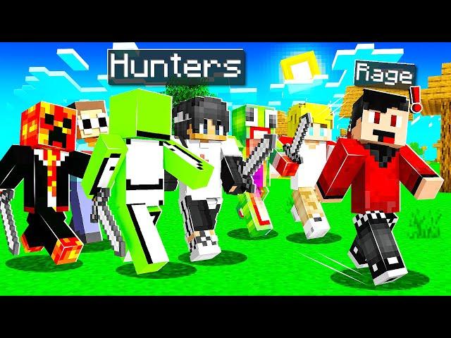 *IMPOSSIBLE* Minecraft Speedrun vs 6 Hunters