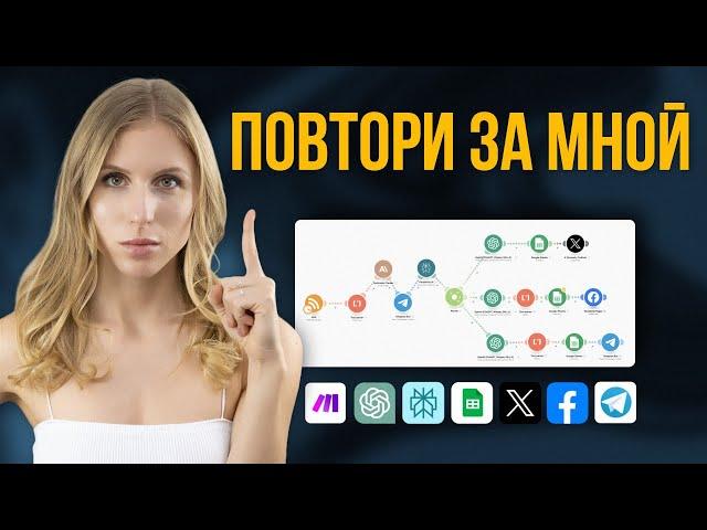 Автоматизация создания контента для соцсетей  -  ЗАБИРАЙ РАБОЧУЮ СВЯЗКУ