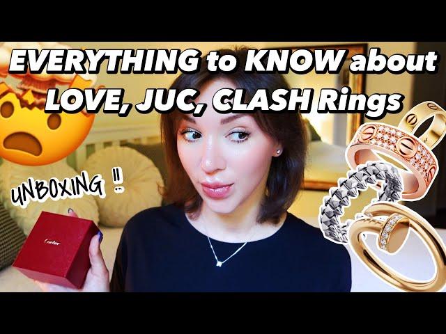 Cartier Unboxing Love, Juc, Clash Rings In-Depth Review: Sizing, Mod Shots, Love Ring Stacking