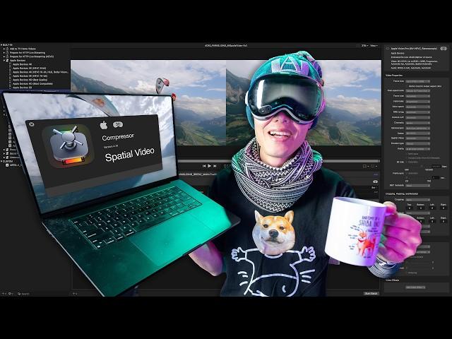 Compressor 4.10 Update: AI Retiming & Spatial Video Workflow for Apple Vision Pro