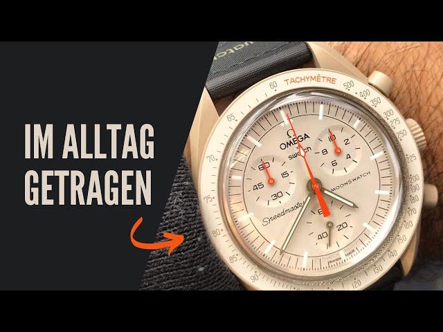 BRUTAL EHRLICHES Review zur MoonSwatch | Omega X Swatch Speedmaster MoonSwatch LANGZEIT-REVIEW