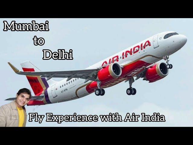 Mumbai to Delhi air india flight