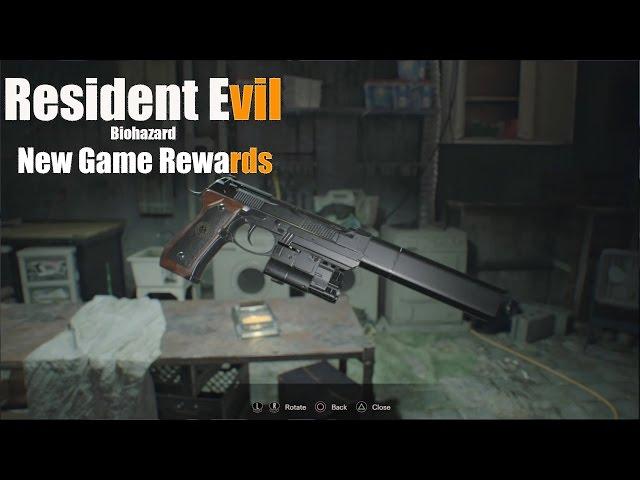 Resident Evil 7: New Game Rewards (Albert01-R and the Secrets of Defence) after Beating the Game