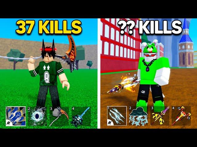 Who Can Get The Most KILLS in 1 Hour! (Blox Fruits)