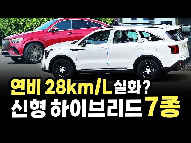 극강 연비 28km/L라고!? 효율성 최강이라는 신형 하이브리드 신차 7종 모음.zip