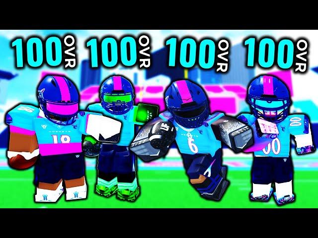 The All 100 OVERALL God Squad! (Ultimate Football)