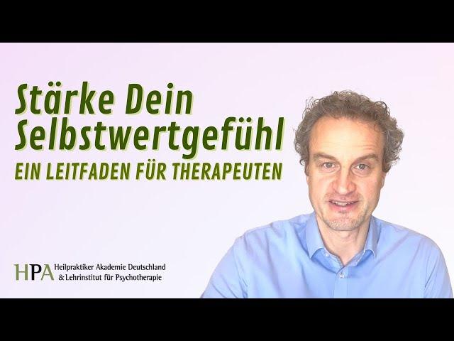 Stärke Dein Selbstwertgefühl: Ein Leitfaden für Therapeuten