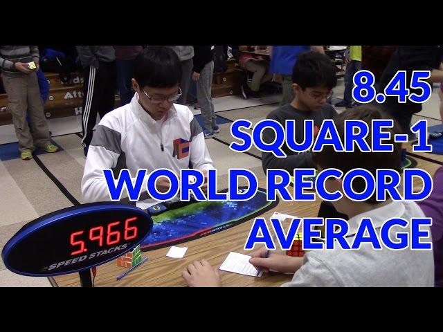 [Former WR] 8.45 Square-1 World Record Average by Brandon Lin