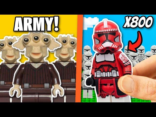 I built EVERY STAR WARS Army IN LEGO!