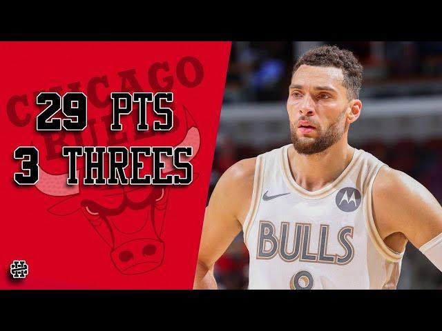 Zach LaVine 29 pts 3 threes vs Grizzlies 24/25 season