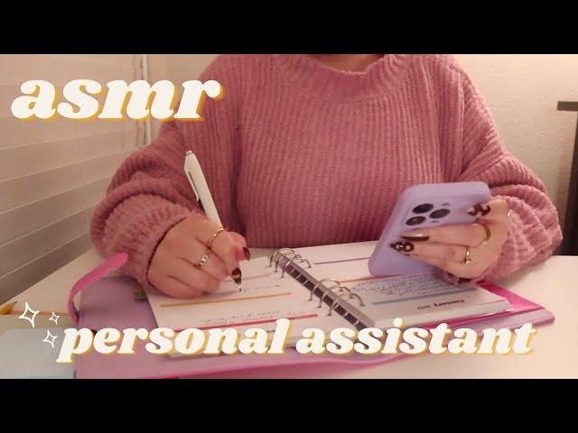 ASMR Personal Assistant Helps You Plan & Relax soft-spoken 