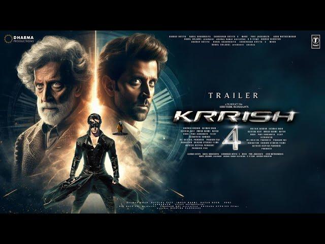 KRRISH 4 - Hindi Trailer | Hrithik Roshan | Priyanka Chopra | Tiger Shroff, Amitabh Bachchan, Gaurav