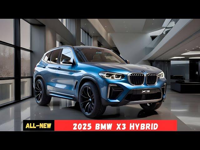 Finally! All New 2025 BMW X3 Hybrid Revealed - The Most Popular Luxury Compact SUV!