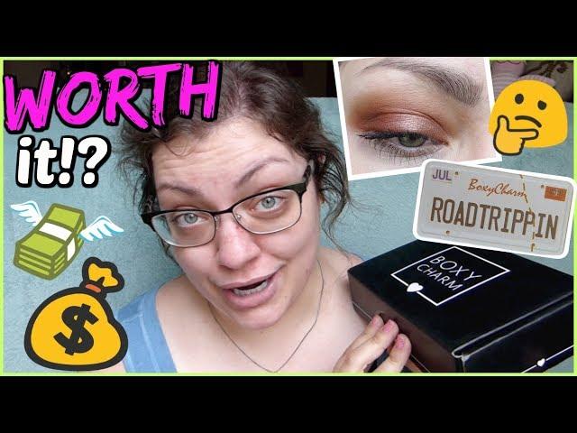 BOXYCHARM July '18 | Unboxing + GRWM Using The Products Inside!