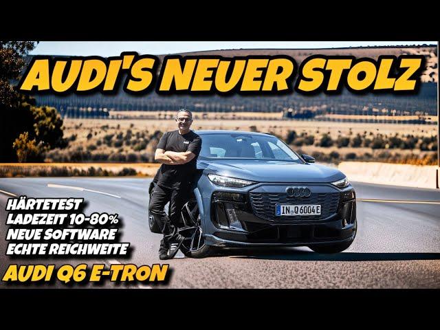 Audi Q6 e-tron Megatest! Neue Software Echte Reichweite Ladezeit Effizienz uvm....