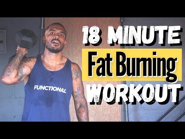 18 Minute Dumbbell Only Fat Burning Workout (1 Dumbbell)