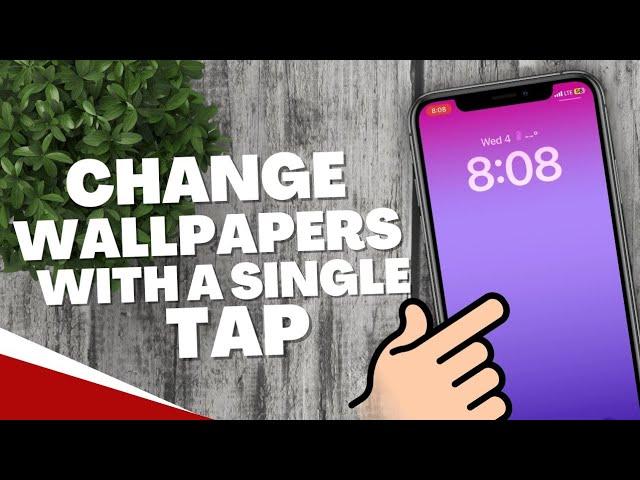 How to change iPhone wallpaper every time you tap on the screen with iOS16